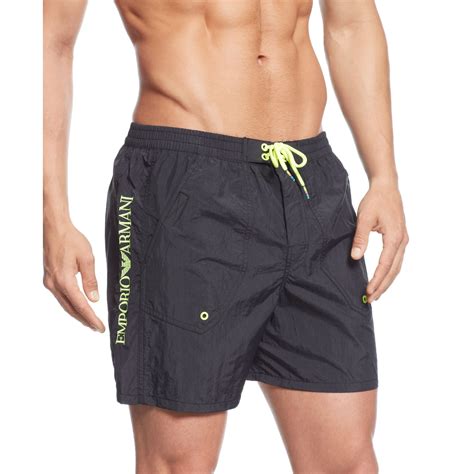 mens armani shorts sale|emporio armani shorts men's.